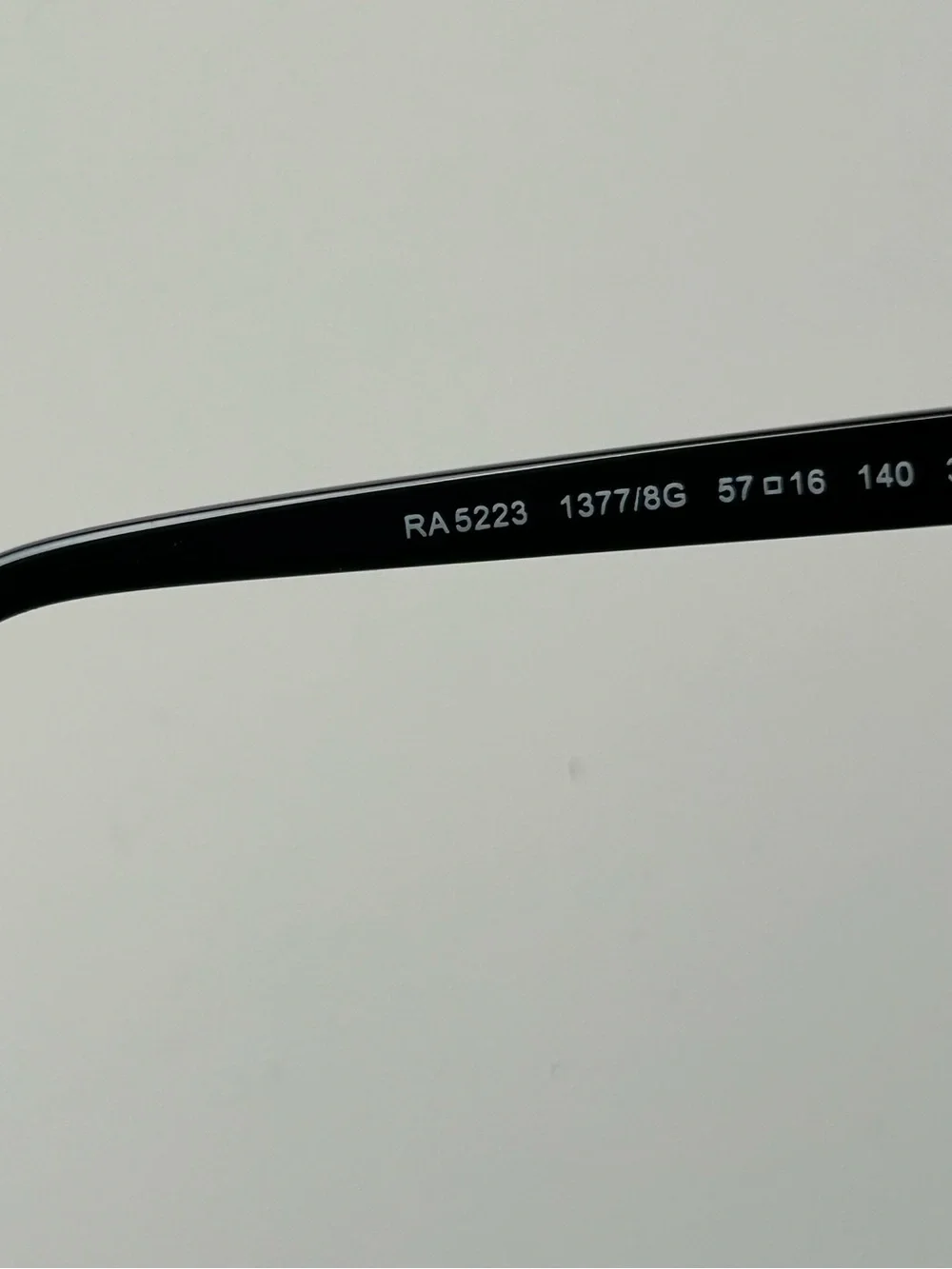 Ralph Lauren Sunglass Frames Only Black Plastic Oversized RA5223 Rectangle